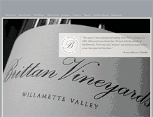 Tablet Screenshot of brittanvineyards.com